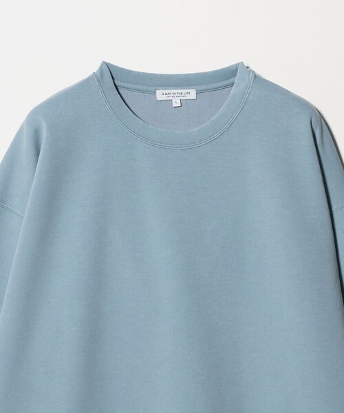 A DAY IN THE LIFE UNITED ARROWS(アデイインザライフユナイテッドアローズ)の「フェード ダンボールニット リラックススウェット<A DAY IN THE LIFE>(スウェット・メンズ・ライトブルー/ダークグレー/ベージュ・L/M)」の20枚目の写真