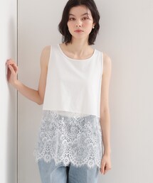 THE SHOP TK  | ◆【人気アイテム】裾レースタンクトップ(タンクトップ)