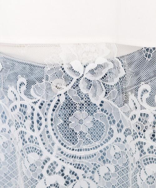 THE SHOP TK （ザ ショップ ティーケー ）の「◆【人気アイテム】裾レースタンクトップ（タンクトップ・レディース・オフホワイト・13/12）」の5枚目の写真