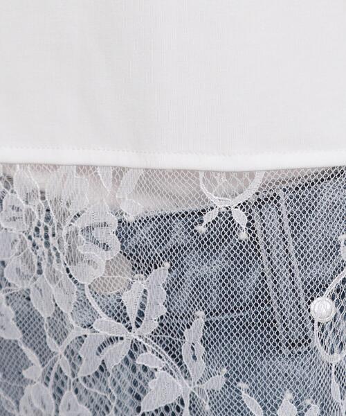 THE SHOP TK （ザ ショップ ティーケー ）の「◆【人気アイテム】裾レースタンクトップ（タンクトップ・レディース・オフホワイト・13/12）」の9枚目の写真