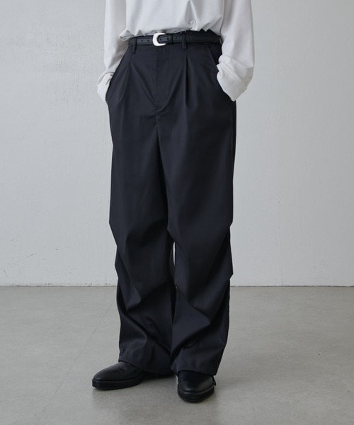 Lui's(ルイス)の「ハイツイストオーバーパラシュートパンツ(その他パンツ・メンズ・チャコールグレー/ホワイト/ブラック・S/M)」の12枚目の写真