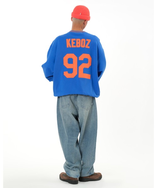 KEBOZ(ケボズ)の「92 SWEAT CREWNECK(スウェット・メンズ・ロイヤルブルー/レッド/ネイビー・L/XL/M/S)」の1枚目の写真