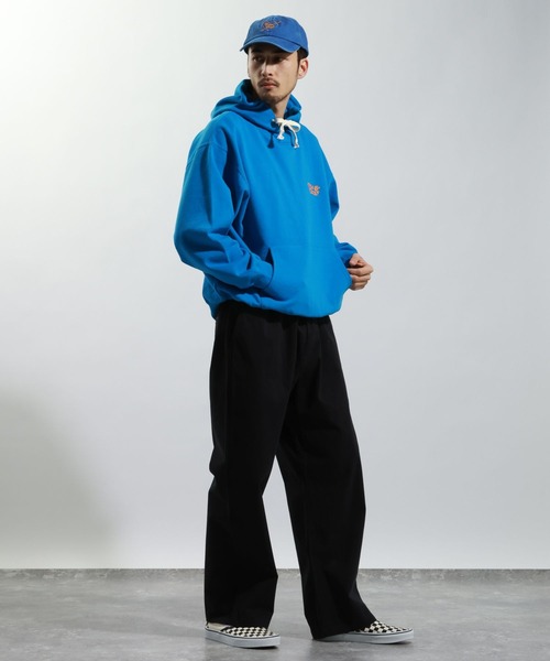 Free&Easy(フリーアンドイージー)の「【Free&Easy(フリーアンドイージー)】別注 刺繍ロゴCAP(キャップ・メンズ・レッド/ブルー/チャコール・FREE)」の6枚目の写真