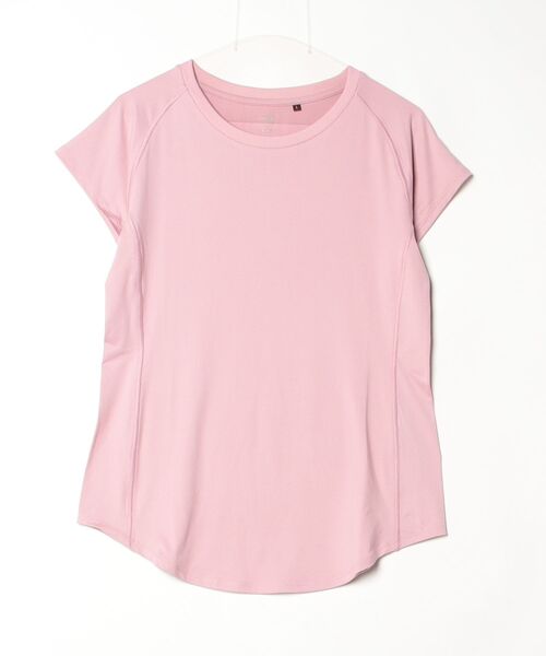 TIGORA by BEAMS DESIGN（ティゴラバイビームスデザイン）の「ティゴラ ビームス TIGORA by BEAMS DESIGN フィットネスラウンドテールTシャツ（Tシャツ/カットソー・レディース・グリーン/ピンク・S/M/L/XL）」の21枚目の写真