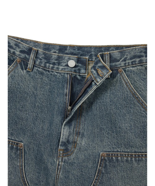 thisisneverthat（ディスイズネバーザット）の「Denim Double Knee Pant（デニムパンツ・メンズ・ブルー/ブラック/マルチ/グレー系その他・L/M/S/XL）」の8枚目の写真