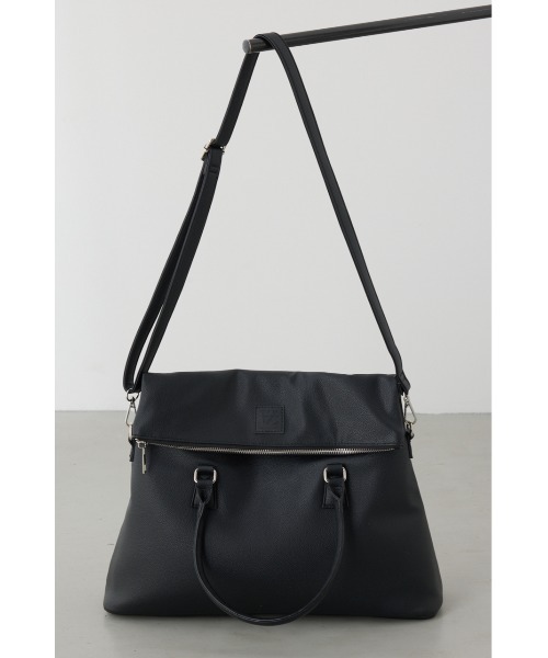 AZUL by moussy(アズールバイマウジー)の「合皮ショルダーバッグ(ショルダーバッグ・メンズ・ブラック・FREE)」の4枚目の写真