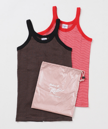 Edith A．Miller（エディスエーミラー）の「別注【MILLER/ミラー】 for JSリブタンクトップ ２枚セット（タンクトップ）」