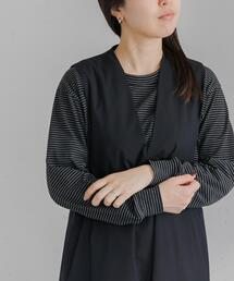 FORK&SPOON CAVEボーダーロングスリーブTシャツ
