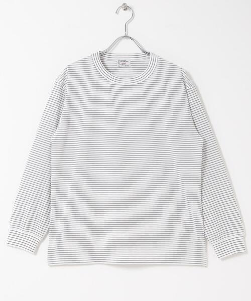 FORK&SPOON(フォークアンドスプーン)の「FORK&SPOON CAVEボーダーロングスリーブTシャツ(Tシャツ/カットソー・レディース・ホワイト系その他/ブラック系その他/グレー系その他・1)」の9枚目の写真