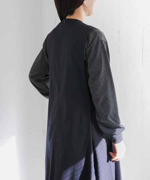 FORK&SPOON(フォークアンドスプーン)の「FORK&SPOON CAVEボーダーロングスリーブTシャツ(Tシャツ/カットソー・レディース・ホワイト系その他/ブラック系その他/グレー系その他・1)」の17枚目の写真