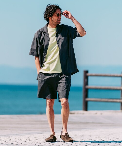 green label relaxing(グリーンレーベルリラクシング)の「WONDER CLOTH ショーツ ショートパンツ -ストレッチ・接触冷感・吸水速乾-(その他パンツ・メンズ・モカ/ダークグレー/ロイヤルブルー/ブラック/ライトグレー・M/S/XL/L)」の10枚目の写真