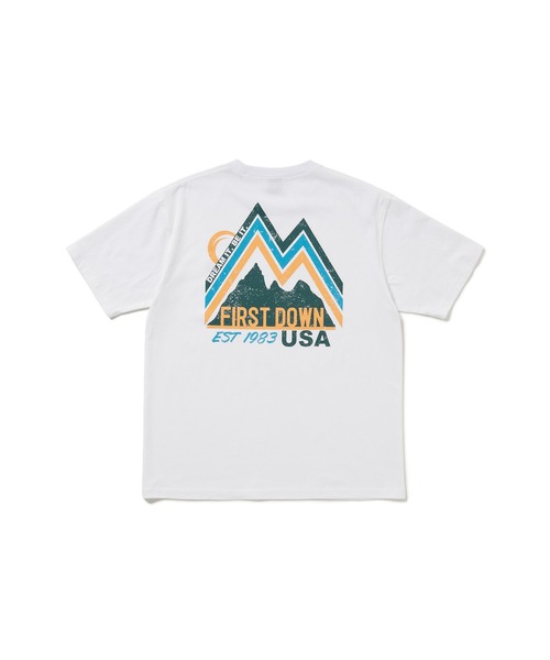 FIRST DOWN(ファーストダウン)の「グラフィック スリーブTシャツ #3(Tシャツ/カットソー・メンズ・ブラック/ホワイト・M/L/XL)」の18枚目の写真