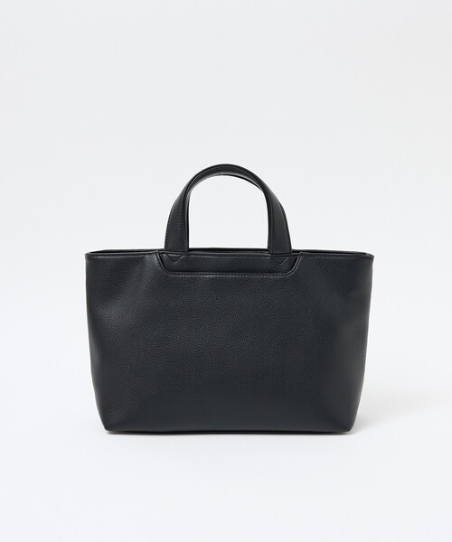 ABAHOUSE les essentiels（アバハウスレエッセンシャル アバハウス エッセンシャル）の「【ABAHOUSE　les essentiels】定番ミニトートバッグ / スプリットレザー/シュリンク/クラッチバッグ付き（トートバッグ・メンズ・ネイビー/ブラック/グレー・フリー）」の4枚目の写真