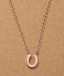 Cream dot.（クリームドット）の「【サージカルステンレス】さりげなく煌めくステンレス製ホースシューネックレス（ネックレス）」