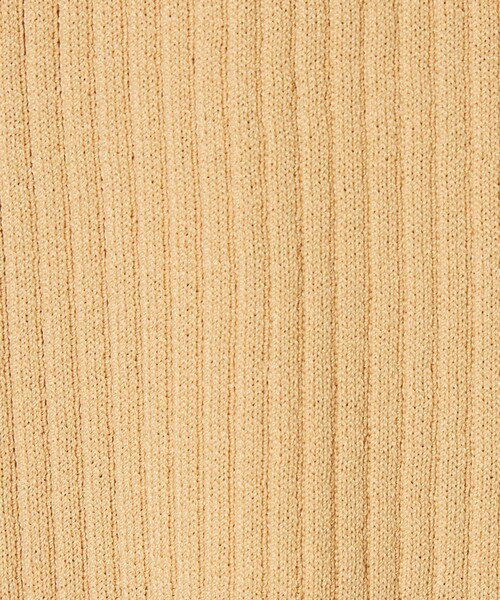 green label relaxing（グリーンレーベルリラクシング）の「【WEB限定】＜at ease＞ソデサキ バイカラー 5分袖 プルオーバー ニット（ニット/セーター・レディース・ブラック/ライトピンク/ホワイト/ベージュ/ネイビー・FREE）」の16枚目の写真