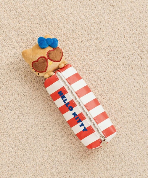 Me%(ミィパーセント)の「【HELLO KITTY】ぬいペンケース 631399(ステーショナリー・レディース・レッド/ゴールド/ブラック・FREE)」の6枚目の写真