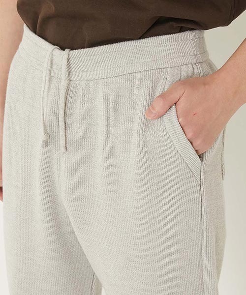 BLUE BLUE(ブルーブルー)の「コットンウール メランジニットパンツ(その他パンツ・メンズ・グレー・M/L/S)」の5枚目の写真
