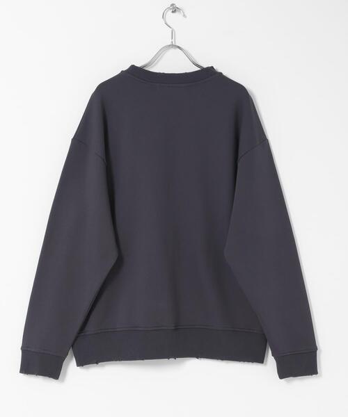 KBF（ケイビーエフ）の「ルーズスタッズスウェット（スウェット・レディース・チャコールグレー/オートミール/ダークブラウン・ONE）」の22枚目の写真