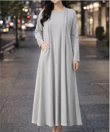 Re:Birth（リバース）の「【Re:Birth＋】レイヤード風きれいめワンピース（ワンピース）」