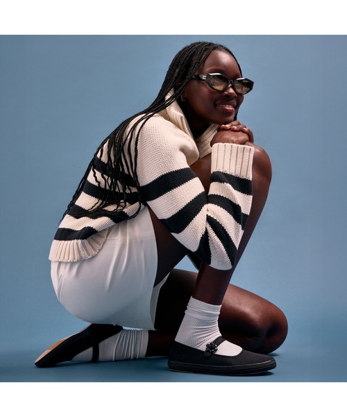 Keds(ケッズ)の「Keds ケッズ メイジー メリー ジェーン グログラン ブラック(スニーカー・レディース・ブラック・23.5cm/24.5cm/22.5cm/23.0cm/24.0cm/25.0cm)」の2枚目の写真