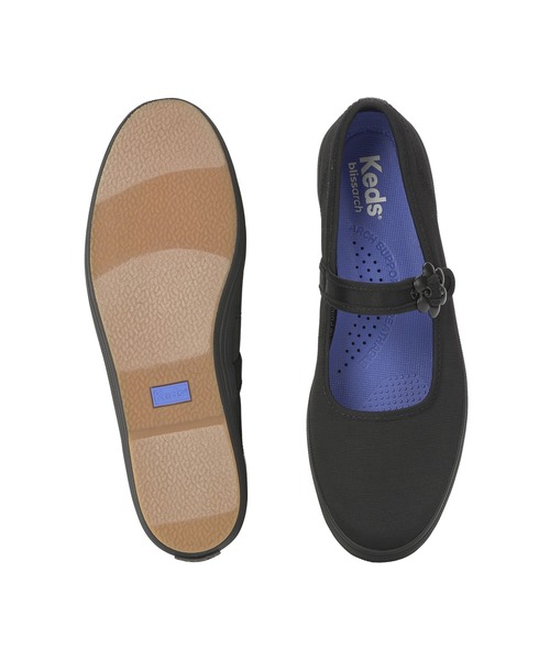 Keds(ケッズ)の「Keds ケッズ メイジー メリー ジェーン グログラン ブラック(スニーカー・レディース・ブラック・23.5cm/24.5cm/22.5cm/23.0cm/24.0cm/25.0cm)」の6枚目の写真