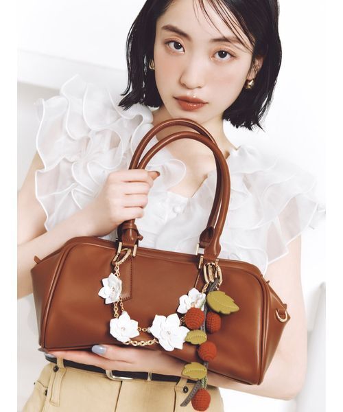 SNIDEL（スナイデル）の「【WEB限定カラーあり】ノースリフリルブラウス（シャツ/ブラウス・レディース・ベージュ/ラベンダー/ドット/アイボリー・F）」の22枚目の写真