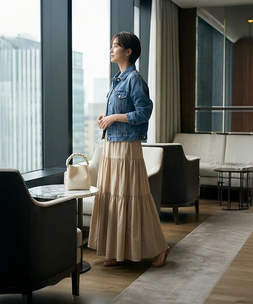 STYLE DELI（スタイルデリ）の「【DELI by】グレイスフォルム リアルレザーミニバケットバッグ（ショルダーバッグ・レディース・グレー/ホワイト/ブラック・FREE）」の4枚目の写真