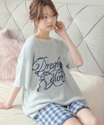 eMutille（エミュティーユ）の「【SET ITEM】fluffy knit setup ss / 半袖モコモコセットアップ（ルームウェア/パジャマ）」