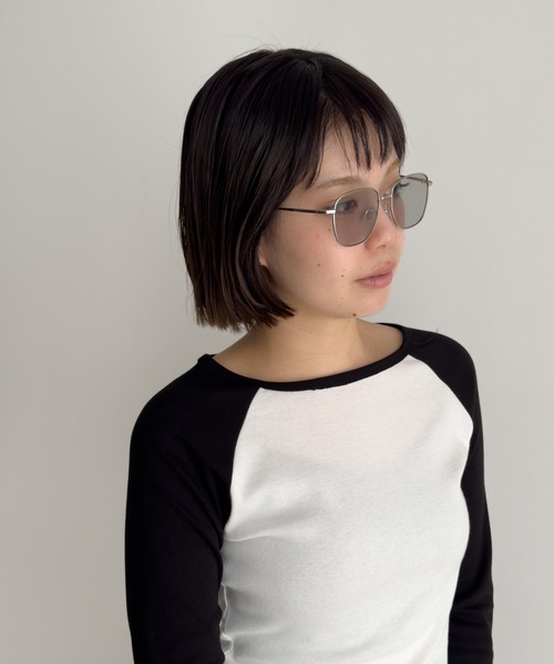 CANAL JEAN(キャナルジーン)の「Dume QIRO メタルフレームアイウェア(サングラス・レディース・シルバー/シルバー系その他・ONE SIZE)」の2枚目の写真