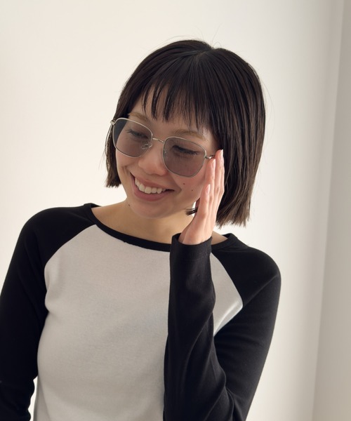 CANAL JEAN(キャナルジーン)の「Dume QIRO メタルフレームアイウェア(サングラス・レディース・シルバー/シルバー系その他・ONE SIZE)」の5枚目の写真