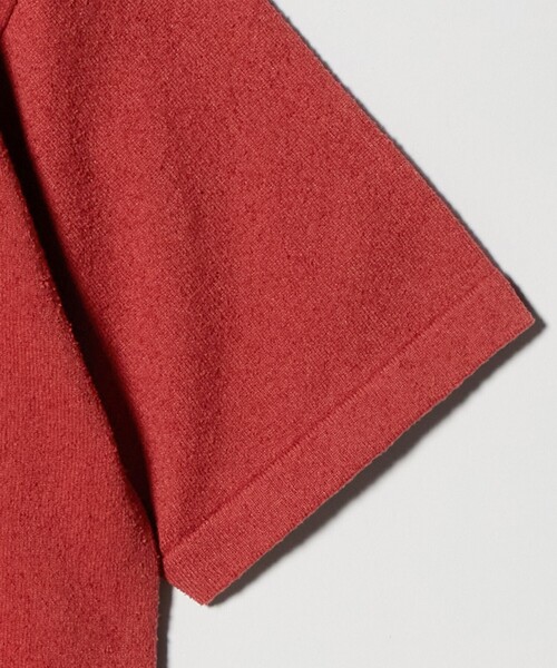 BEAUTY&YOUTH UNITED ARROWS（ビューティーアンドユースユナイテッドアローズ）の「KNITEE クリンプコットン クルーネック ニット Tシャツ ウォッシャブル（ニット/セーター・メンズ・ブラック/ナチュラル/ダークオレンジ・M/L/XL/S）」の6枚目の写真