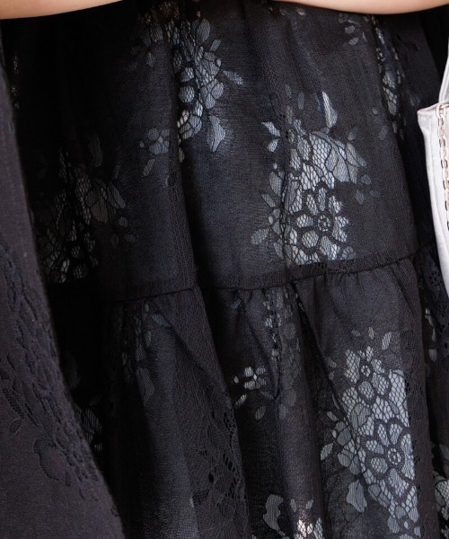 flower（フラワー）の「フラワーリングレースビスチェ（キャミソール・レディース・ブラック/アイボリー・FREE）」の9枚目の写真