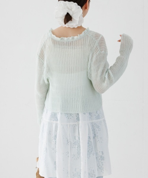 flower（フラワー）の「フラワーリングレースビスチェ（キャミソール・レディース・ブラック/アイボリー・FREE）」の12枚目の写真