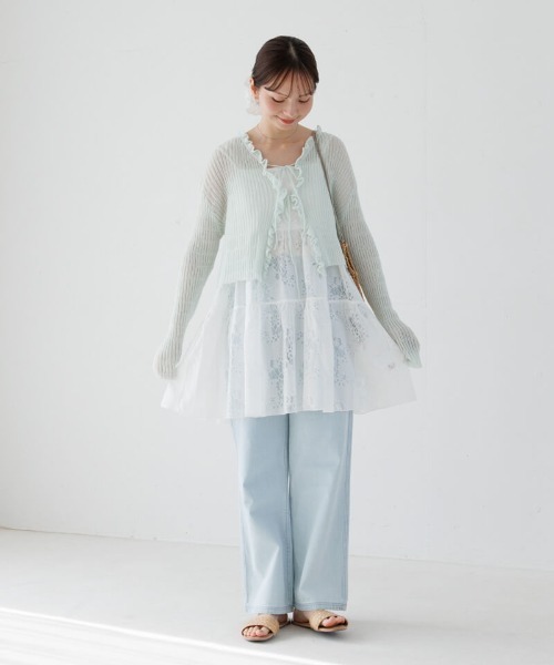 flower（フラワー）の「フラワーリングレースビスチェ（キャミソール・レディース・ブラック/アイボリー・FREE）」の13枚目の写真