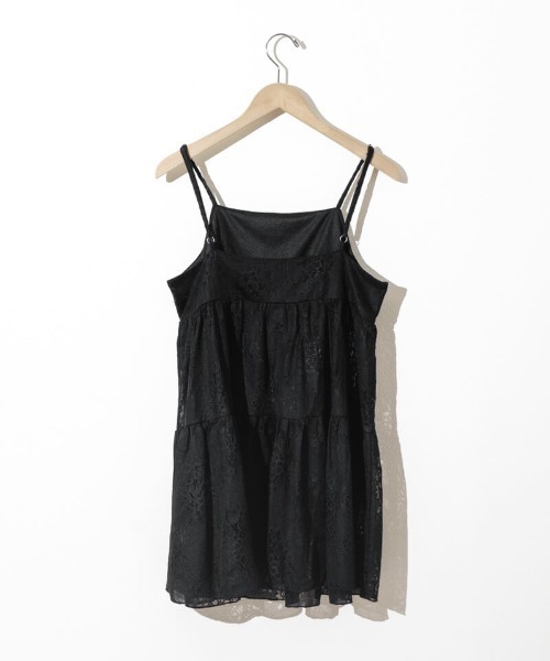 flower（フラワー）の「フラワーリングレースビスチェ（キャミソール・レディース・ブラック/アイボリー・FREE）」の21枚目の写真