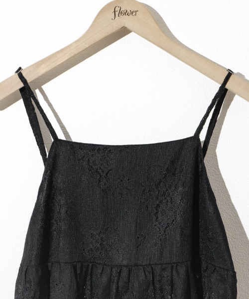 flower（フラワー）の「フラワーリングレースビスチェ（キャミソール・レディース・ブラック/アイボリー・FREE）」の22枚目の写真