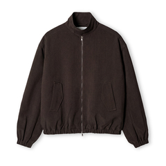 CLANE/クラネ】FAKE LEATHER BALLOON JACKET/フェイクレザーオーバー