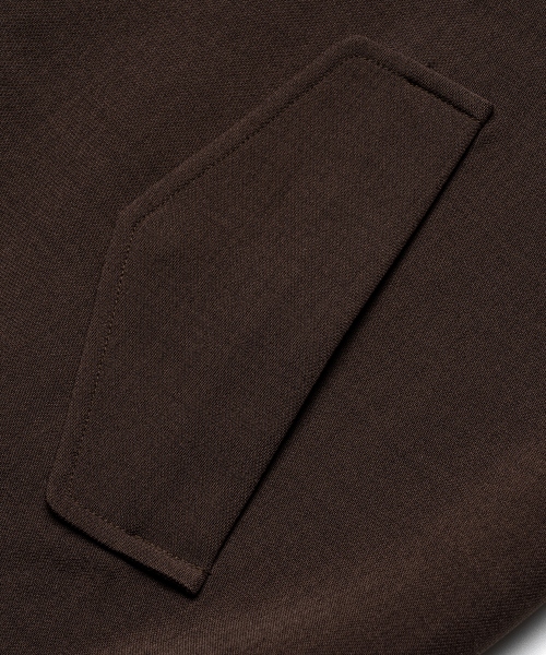 CONNECT KINLOCH（コネクトキンロック）の「ストラクチャーハイネックボンバー [メランジブラウン]（ブルゾン・メンズ・ブラウン・LARGE/MEDIUM/SMALL）」の6枚目の写真