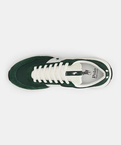 POLO RALPH LAUREN(ポロ ラルフ ローレン)の「ポロ ラルフ ローレン TRAIN 89 RIB トレイン 89 リブ スニーカー(スニーカー・メンズ・ネイビー×ホワイト/グリーン系その他・95/90/85/80/75/100)」の4枚目の写真