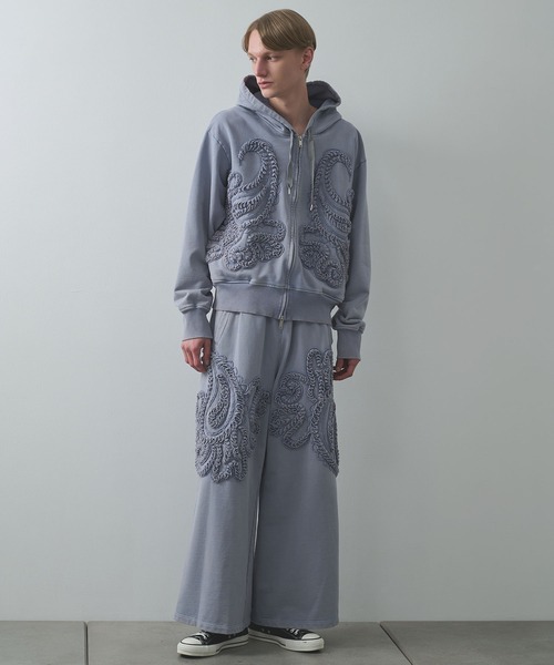 TAAKK（ターク）の「【TAAKK/ターク】Zip Hoodie（パーカー・メンズ・ブラック/ブルー・3/2）」の6枚目の写真