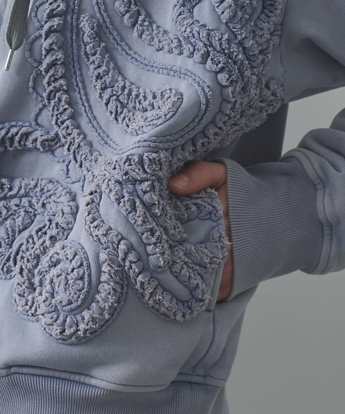 TAAKK（ターク）の「【TAAKK/ターク】Zip Hoodie（パーカー・メンズ・ブラック/ブルー・3/2）」の11枚目の写真