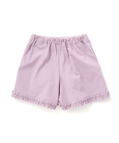BeBe(ベベ)の「ストレッチワッシャー裾フリルショートパンツ(その他パンツ・キッズ・ピンク/ブルー・130cm/110cm/120cm/150cm/140cm)」の9枚目の写真