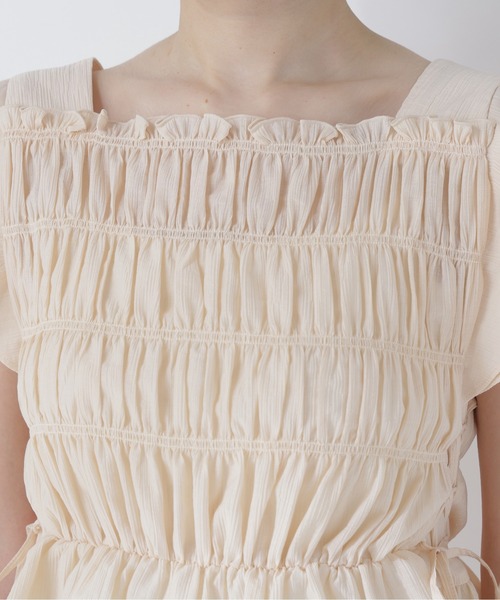 NATURAL BEAUTY BASIC(ナチュラルビューティーベーシック)の「レースアップフリルブラウス(シャツ/ブラウス・レディース・ブラック系その他2/オフホワイト/ピンク/ベージュ系その他・FREE)」の22枚目の写真