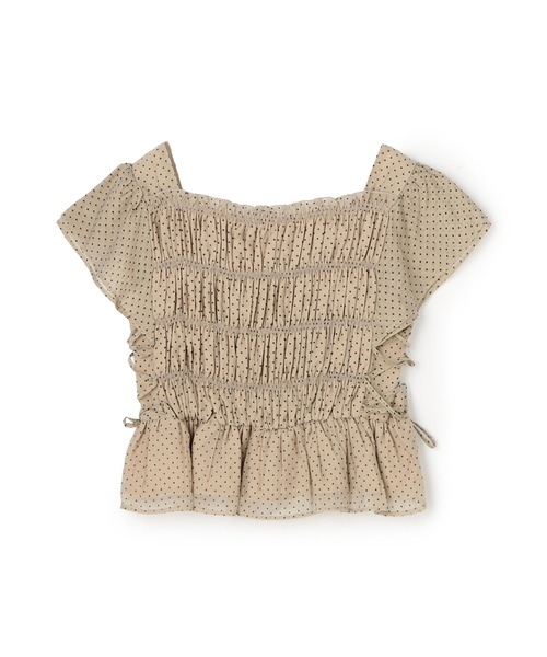 NATURAL BEAUTY BASIC(ナチュラルビューティーベーシック)の「レースアップフリルブラウス(シャツ/ブラウス・レディース・ブラック系その他2/オフホワイト/ピンク/ベージュ系その他・FREE)」の16枚目の写真