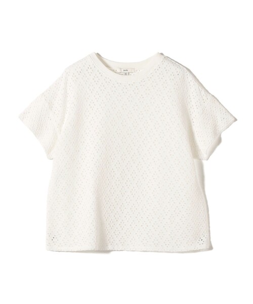 SHIPS(シップス)の「〈手洗い可能〉アイレット ショート スリーブ プルオーバー(Tシャツ/カットソー・レディース・ライトグリーン/ホワイト/ブラック/ブラウン系・ONE SIZE)」の16枚目の写真