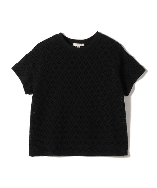 SHIPS(シップス)の「〈手洗い可能〉アイレット ショート スリーブ プルオーバー(Tシャツ/カットソー・レディース・ライトグリーン/ホワイト/ブラック/ブラウン系・ONE SIZE)」の14枚目の写真