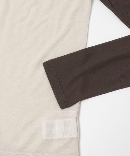 KBF（ケイビーエフ）の「シアーラグランTEE（Tシャツ/カットソー・レディース・ベージュ系その他/ブルー系その他・ONE）」の10枚目の写真