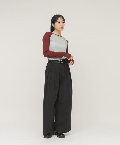 KBF（ケイビーエフ）の「シアーラグランTEE（Tシャツ/カットソー・レディース・ベージュ系その他/ブルー系その他・ONE）」の15枚目の写真