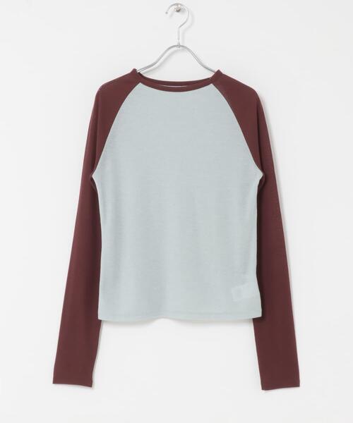 KBF（ケイビーエフ）の「シアーラグランTEE（Tシャツ/カットソー・レディース・ベージュ系その他/ブルー系その他・ONE）」の18枚目の写真