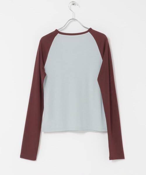 KBF（ケイビーエフ）の「シアーラグランTEE（Tシャツ/カットソー・レディース・ベージュ系その他/ブルー系その他・ONE）」の19枚目の写真